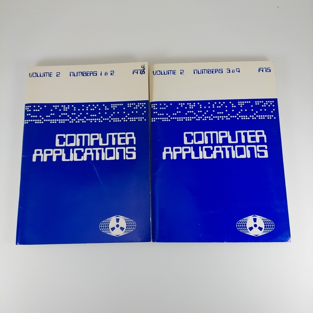 Computer Applications Vol 2 Nos 1 & 2, 3 & 4, 1974-75 University Of Nottingham