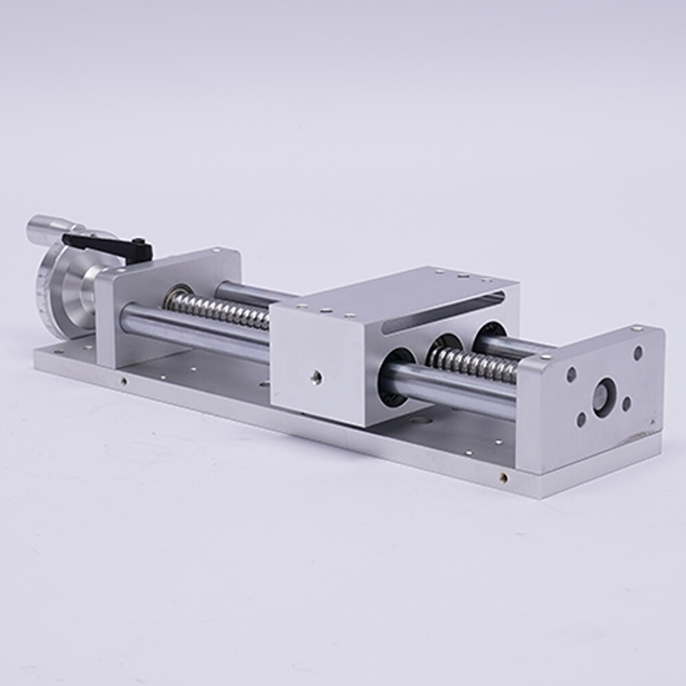 16" Manual Sliding Table CNC Slide Ballscrew Linear Stage Actuator Module 400mm