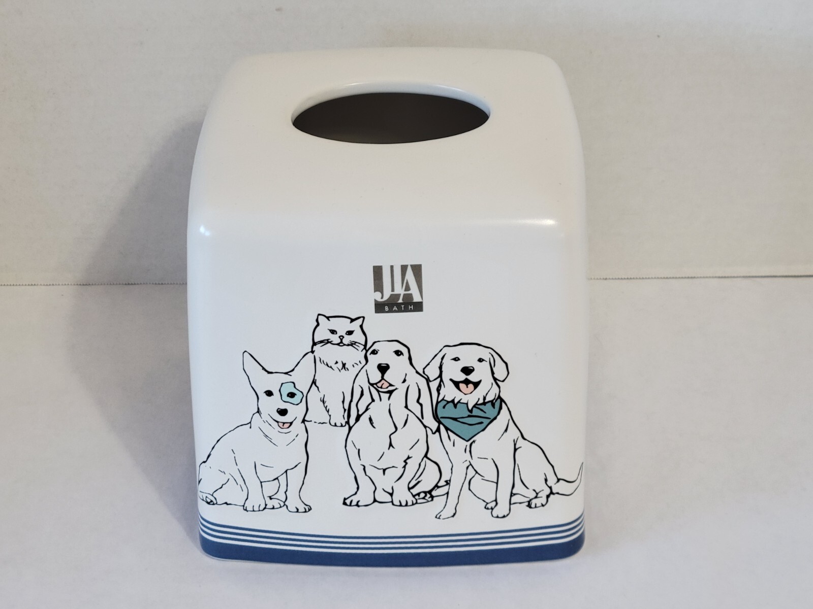 JLA Pet Friends - Cat  and Dogs Tissue Box Holder