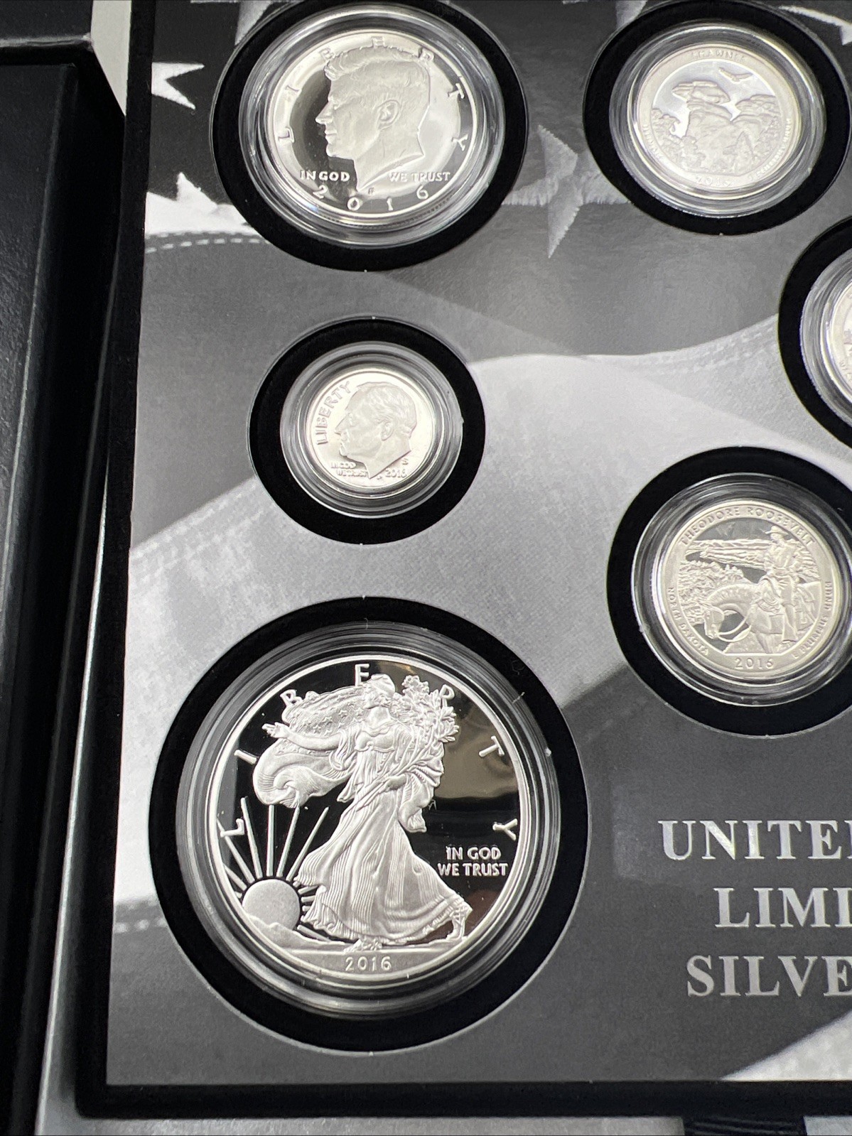 2016 Limited Edition US Silver Proof Set Complete w/ Box COA SK#b