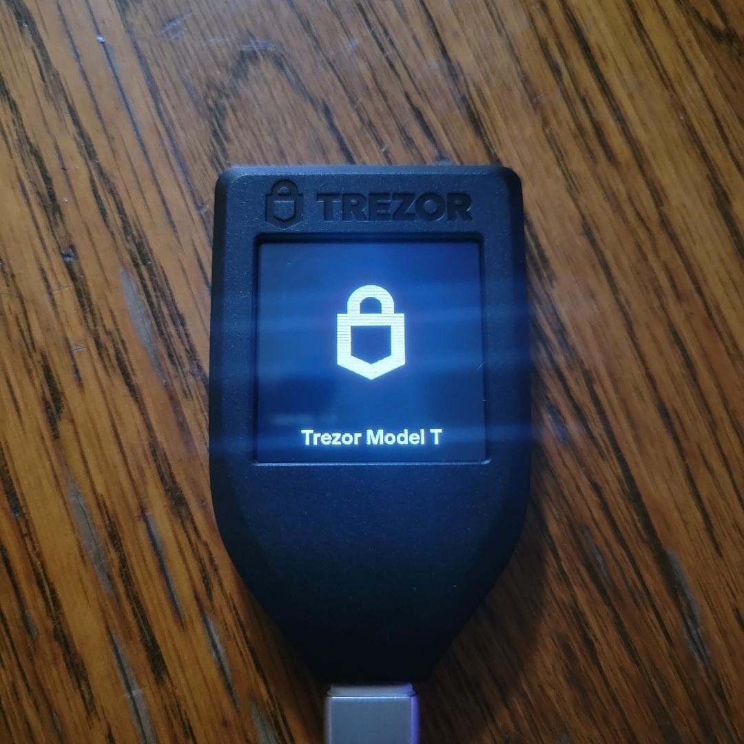 Trezor Model T Cryptocurrency Hardware Storage Wallet Touchscreen USB C