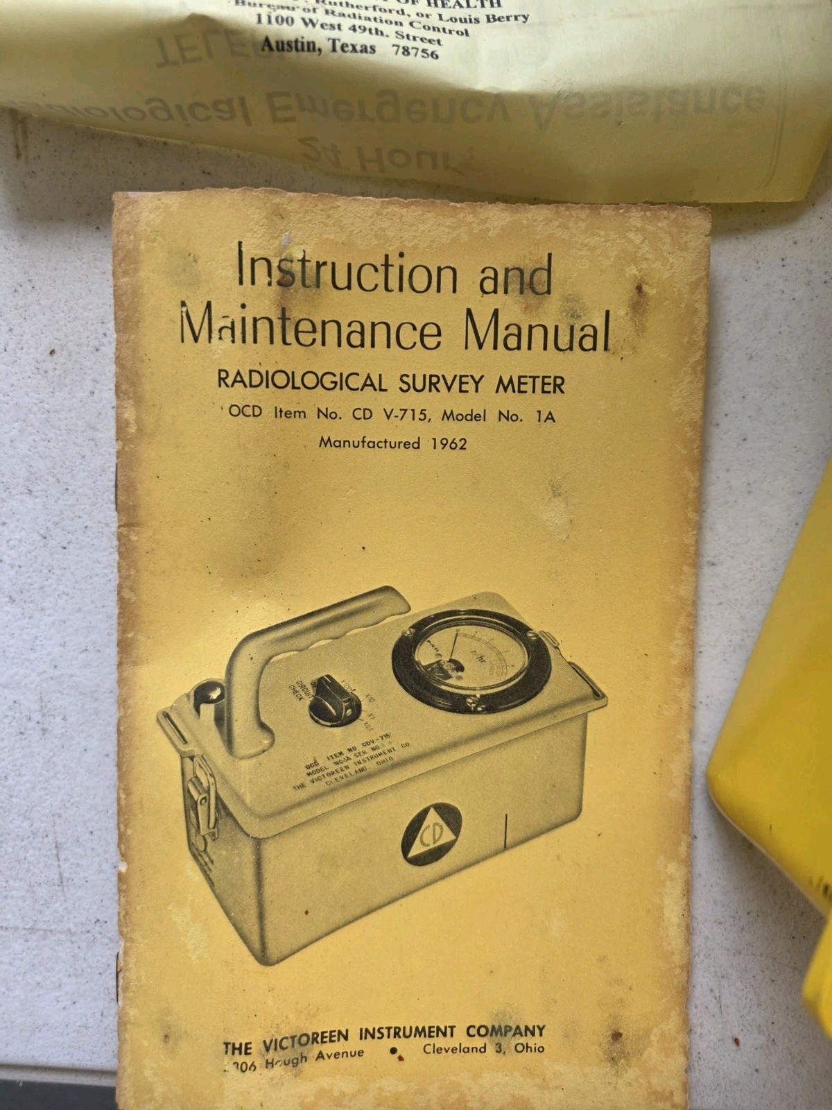 Geiger Counter CD V-777-1 Radiation Detection Set Cold War