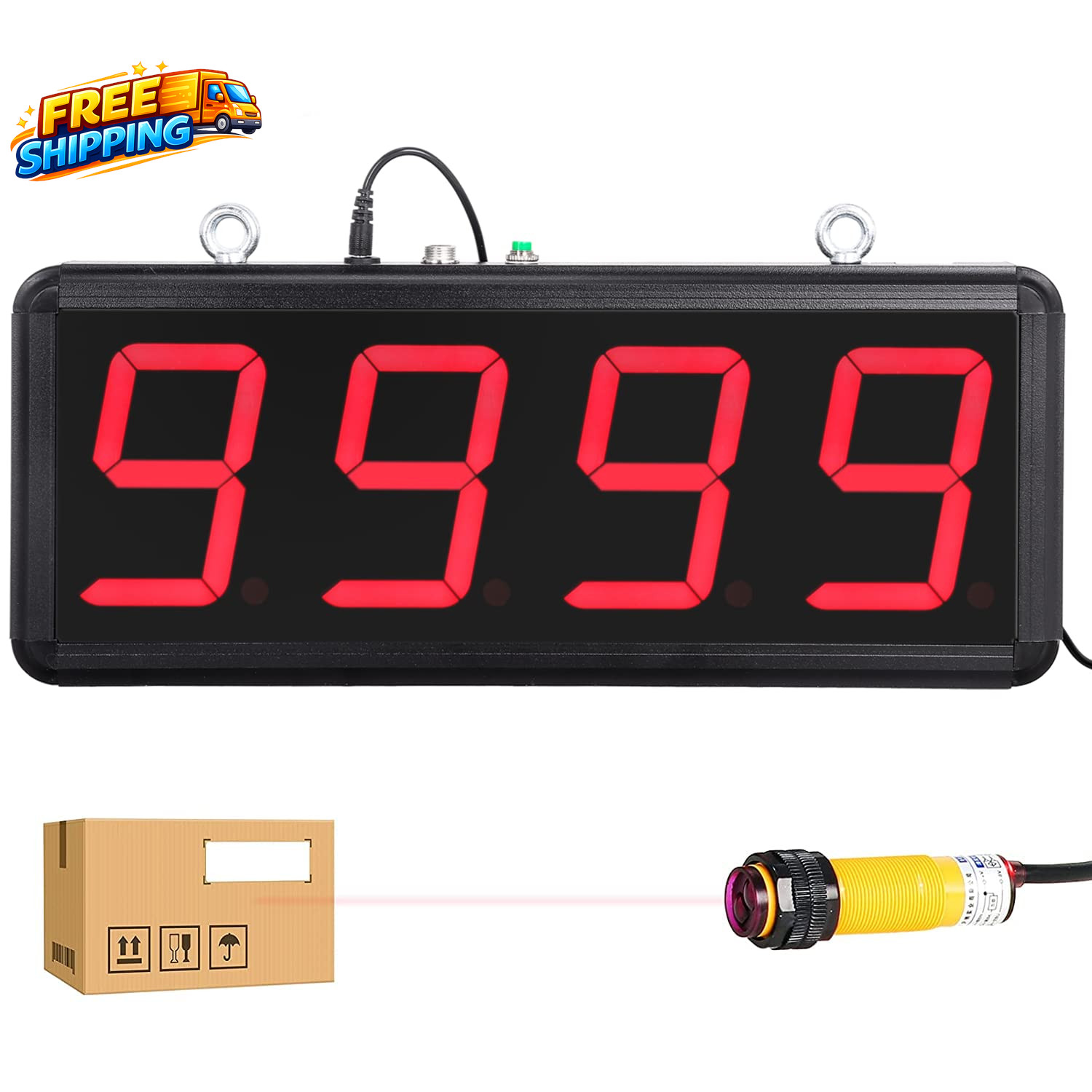 DigitalLED Counter4In Digits DisplayCounter People VisitorCounter Countupto 9999