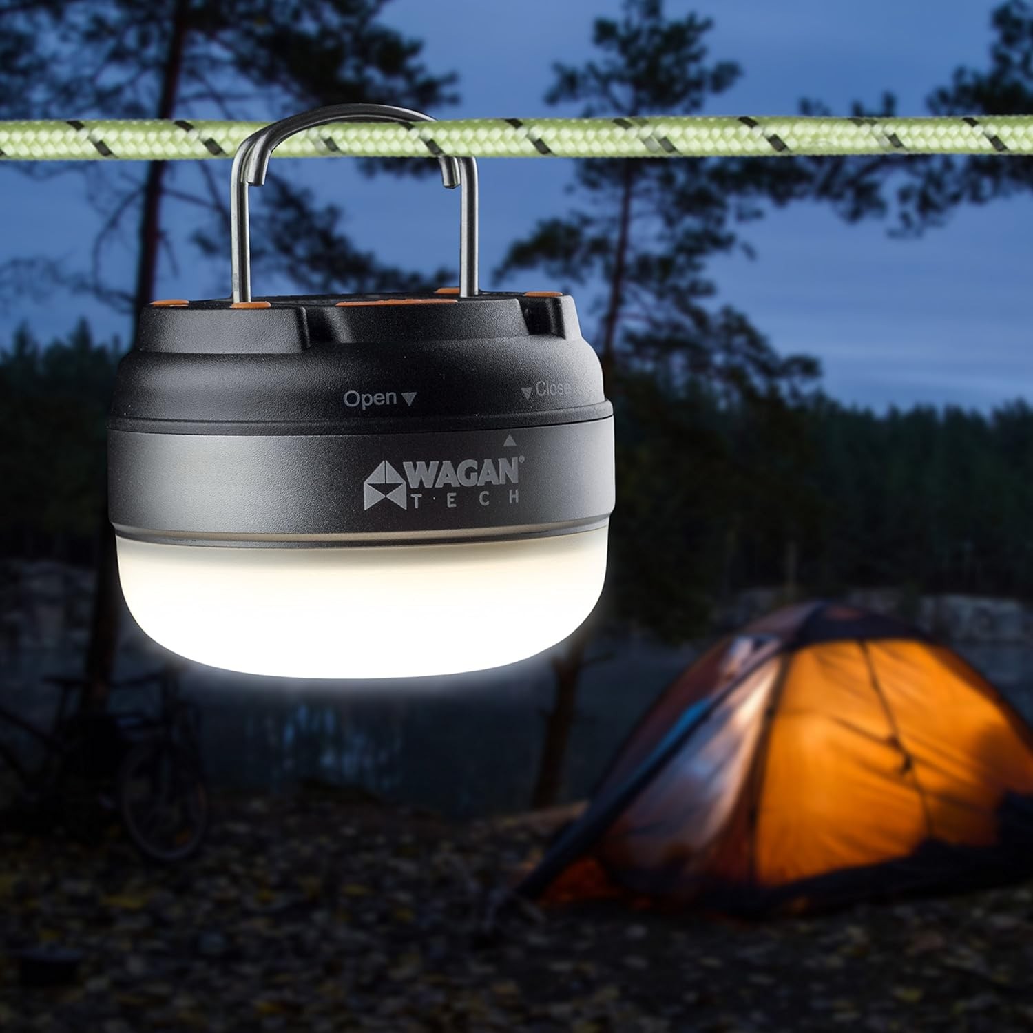 Wagan LED Camping Lantern Flashlight Dome Light for Hiking Emergency