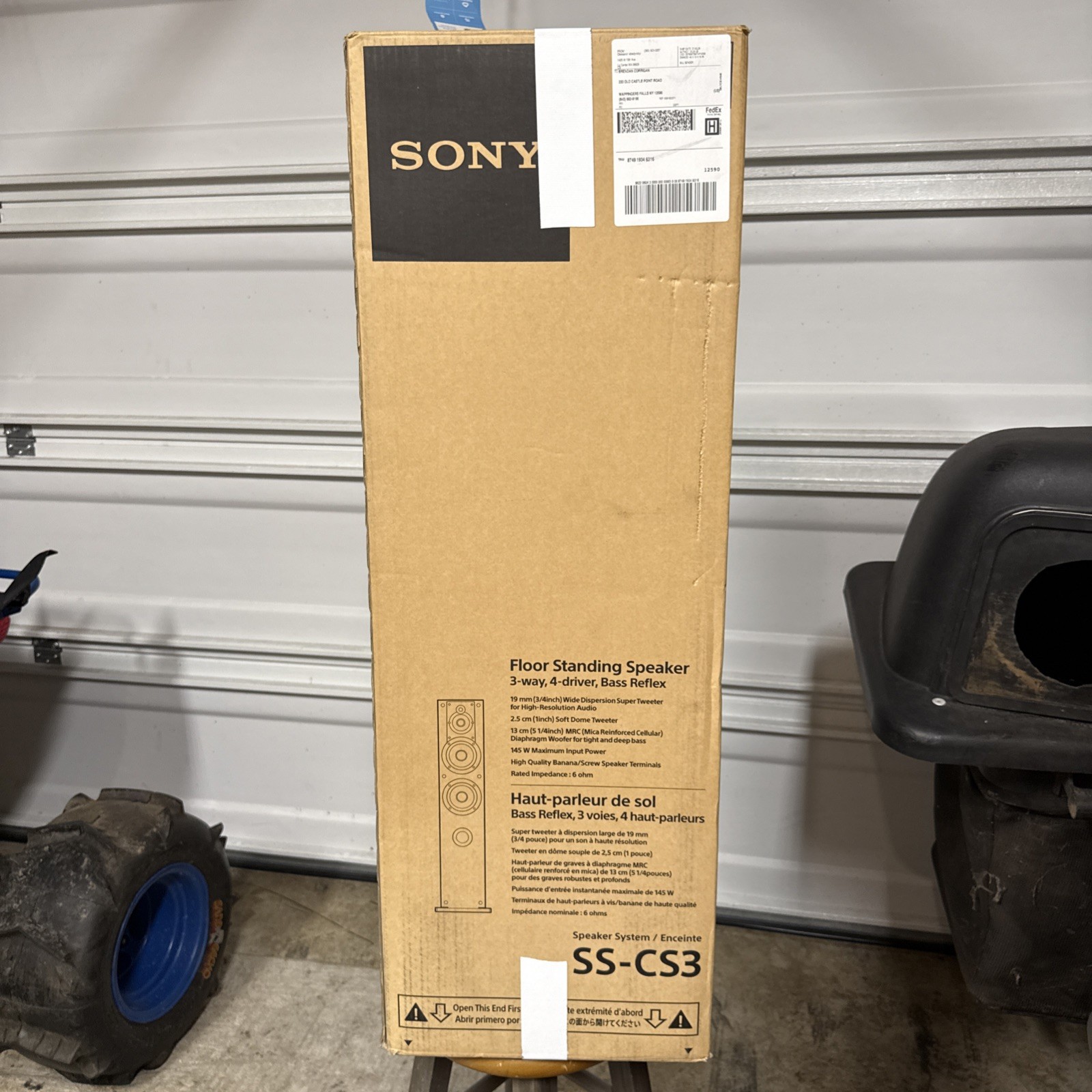 Sony SS-CS3 3-Way Floor Standing Speaker System