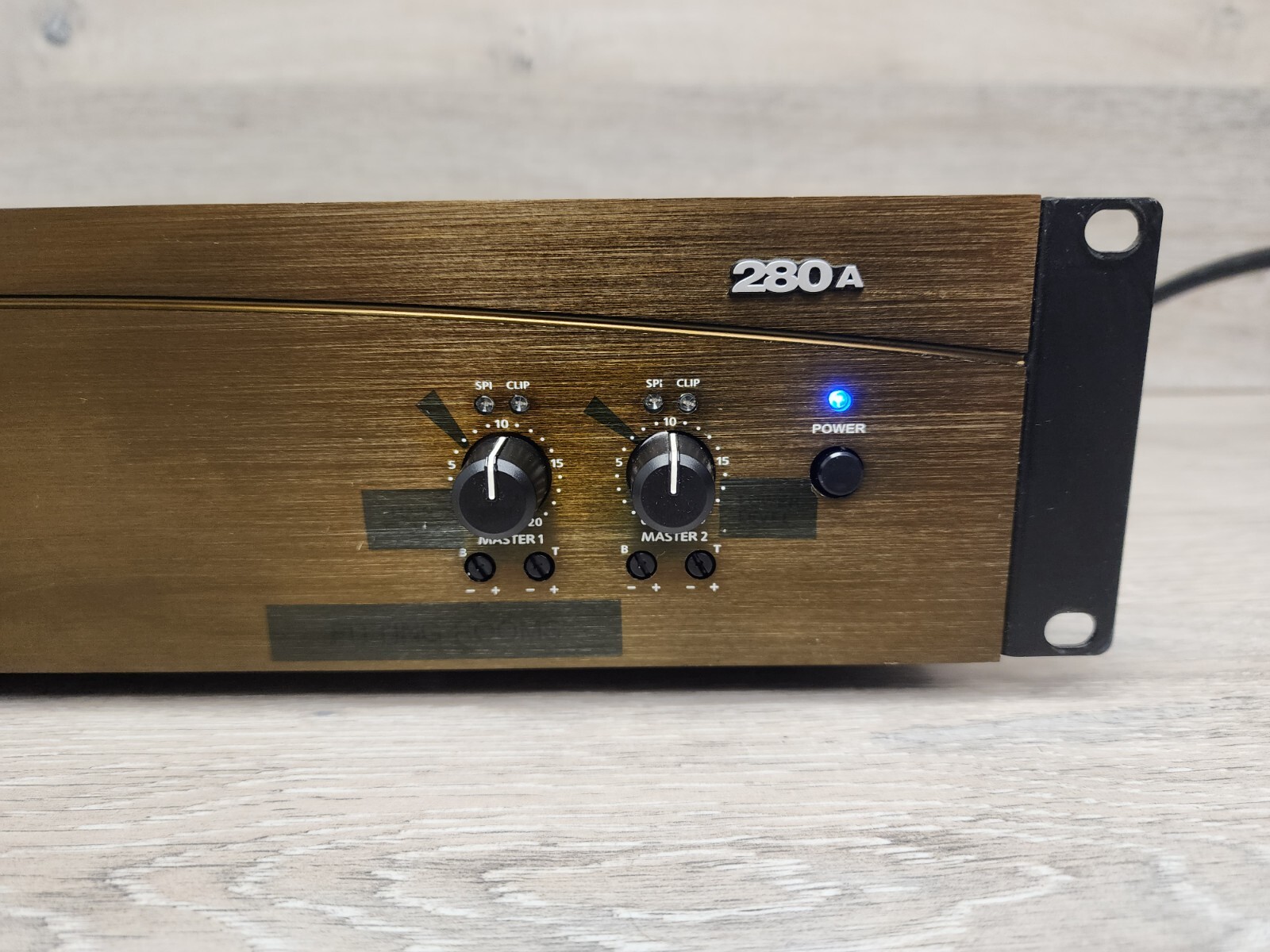 Crown 280A 80W 2 Channel Power Amplifier Amp Preamp Tested Working