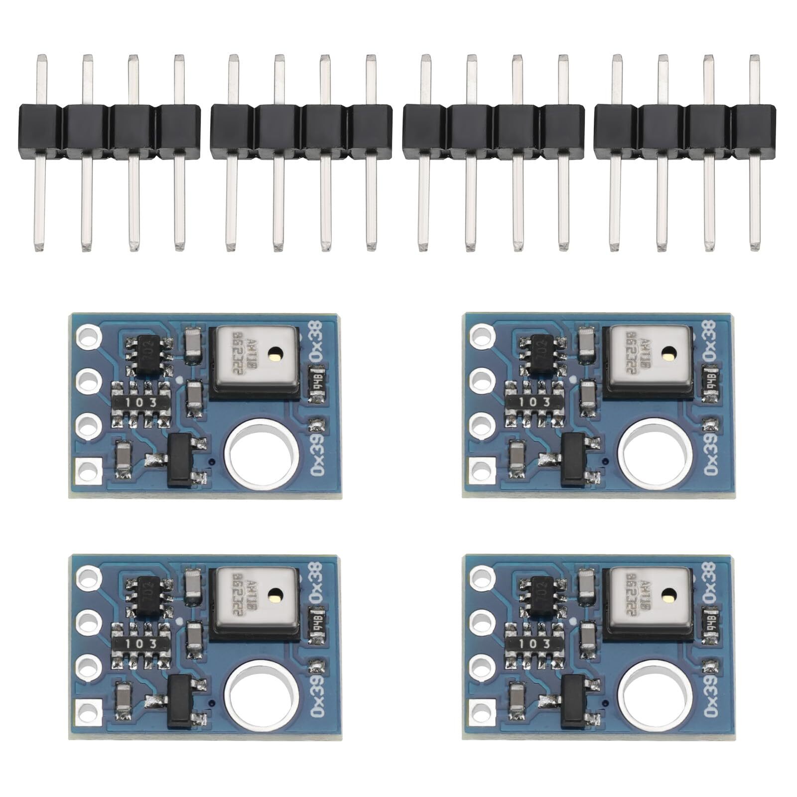 4 Sets AHT10 I2C Digital Temperature Humidity Sensor Module Temperature Humid...