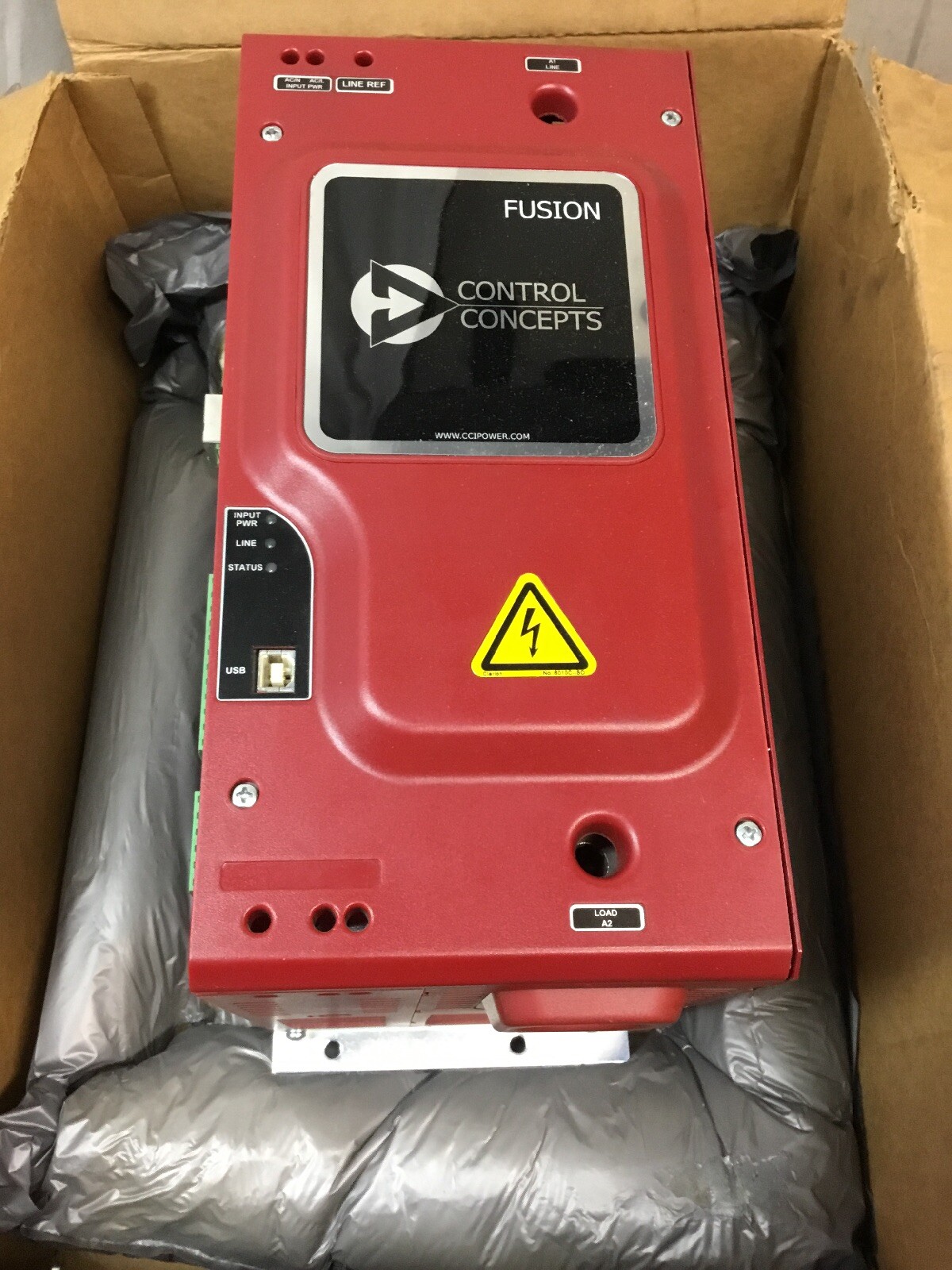 NEW Control Concepts FUSION-ZC-1-8000-0-0000-0000 SCR Power Controller; 320A