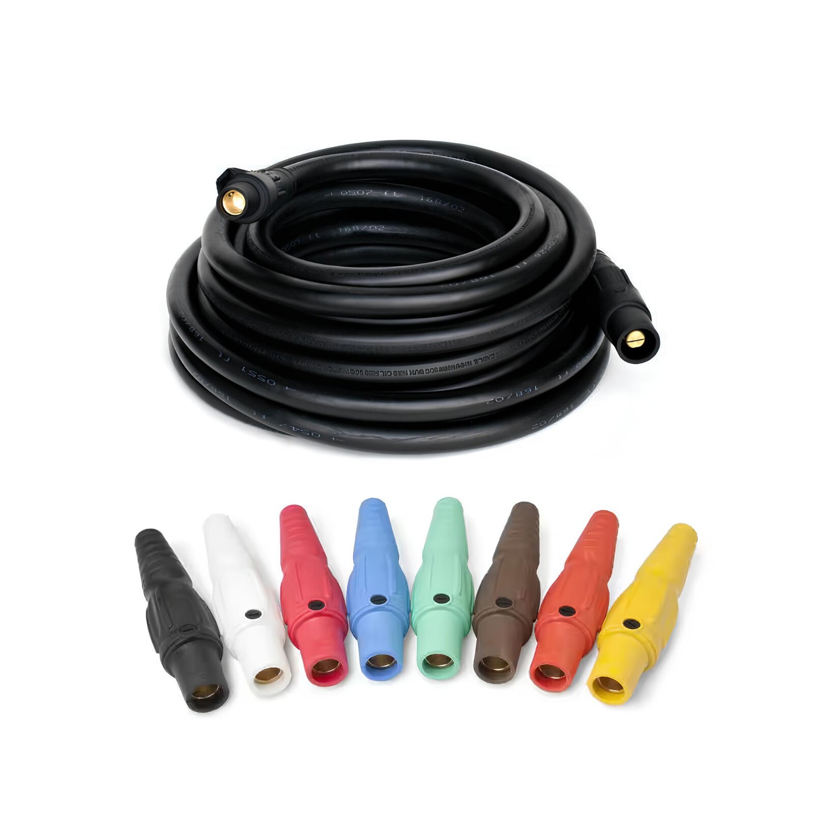50ft 4/0 Type W Power Assemblies with Male and Female Cam-Lock Connectors 2000V