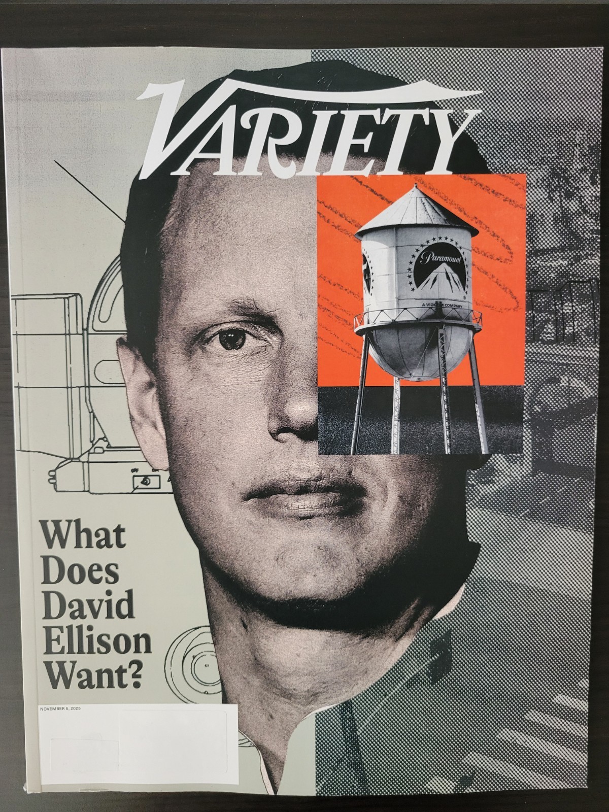 David Ellison - Variety Magazine Nov 5, 2025 Paramount CBS Bari Weiss + SNL