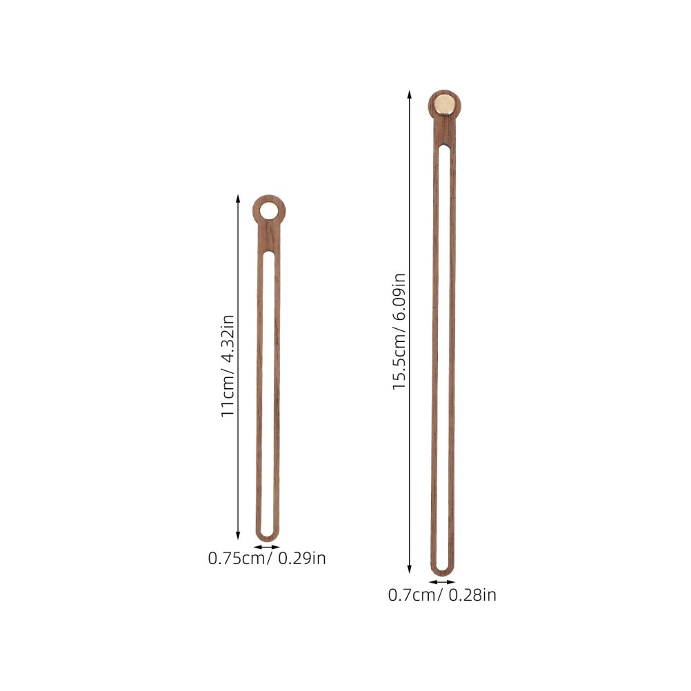 5 Sets Solid Wood Pointer Clock Repair Hands Mechanism Replacement
