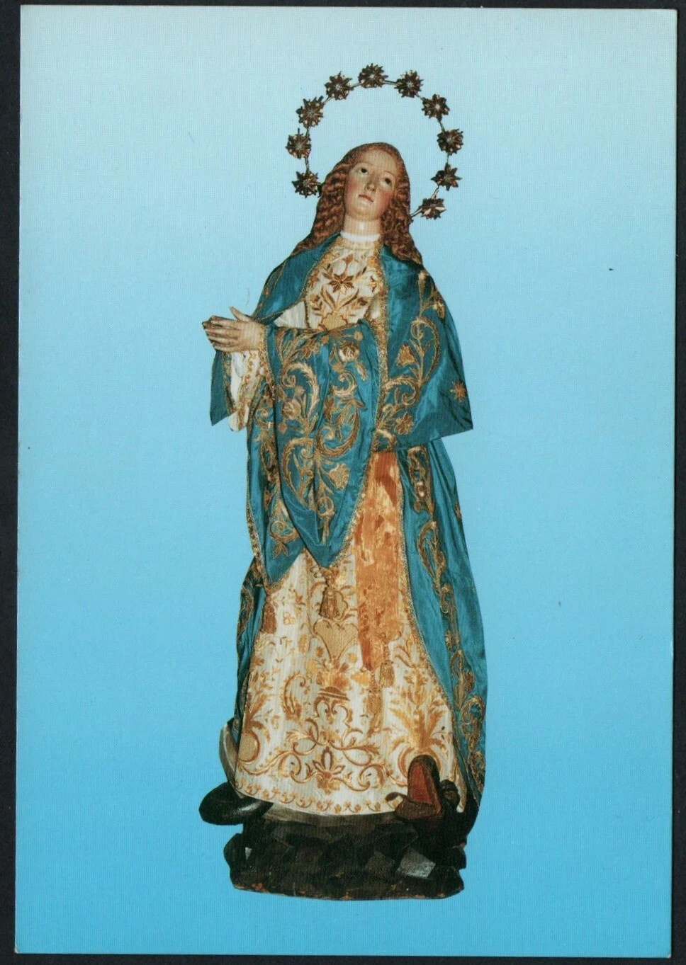 Holy card de la Virgin santino image pieuses estampa