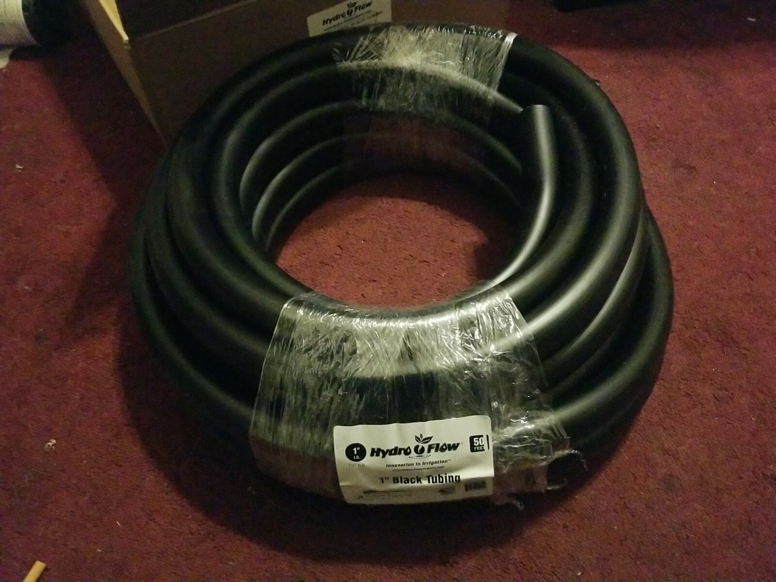 Hydroflow 1 In Black Tubing 50 ft