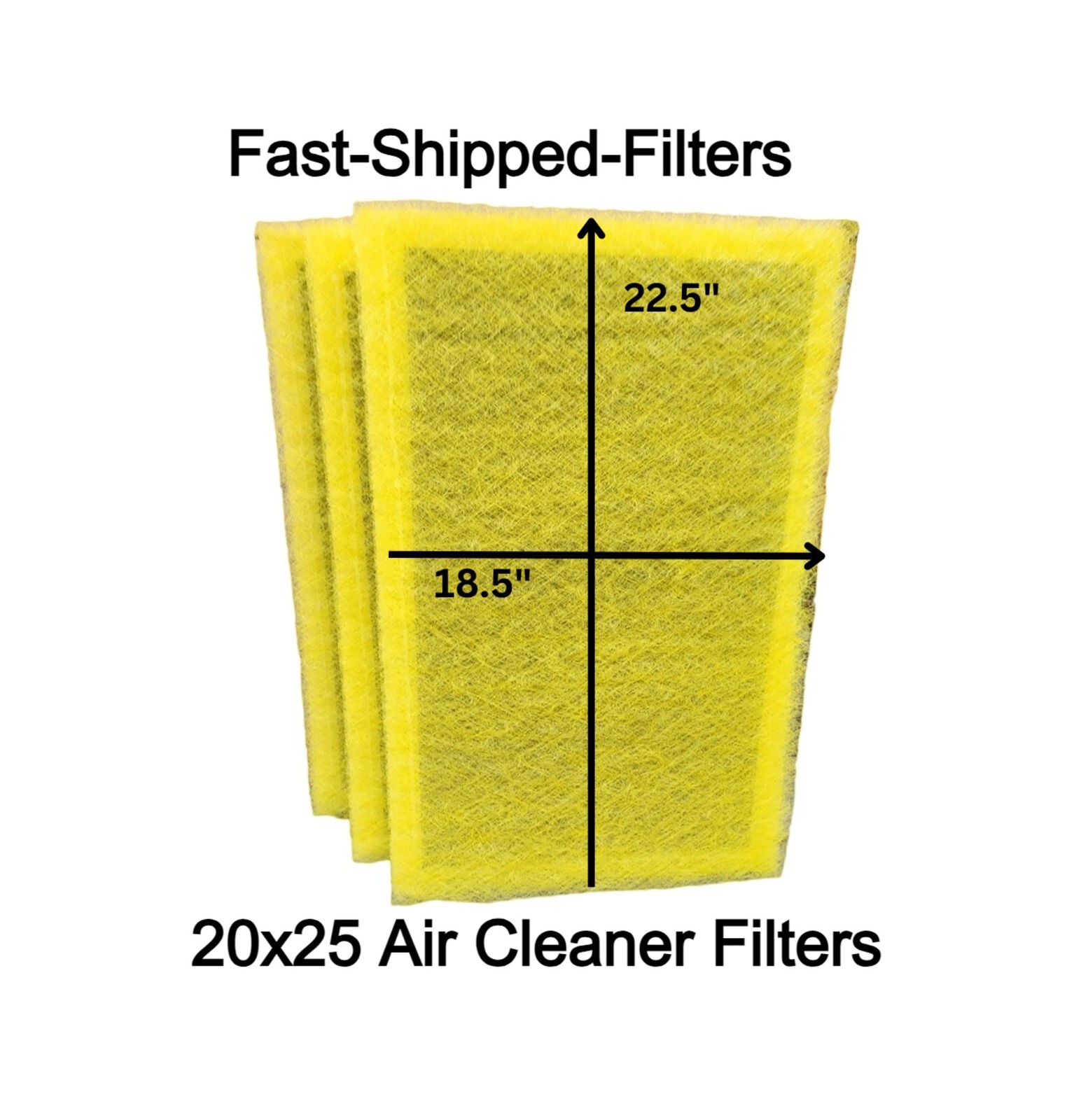 Fast-Shipped-Filters 3 -20x25 MicroPower Guard Air Cleaner Replacement Filter