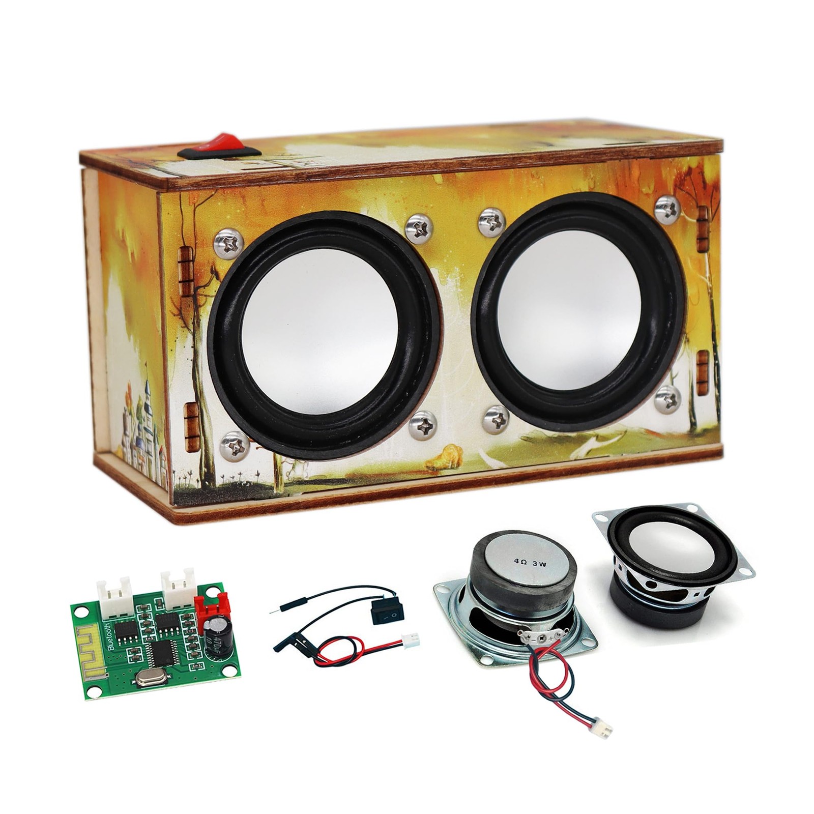 Kit para construir un altavoz Bluetooth: proyectos STEM para niños y adultos