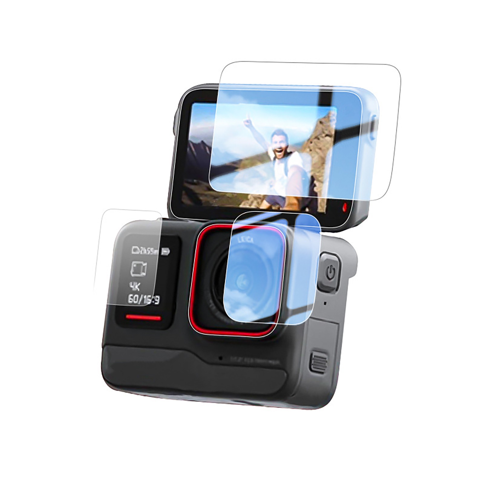Bubble-free HD Tempered Glass Screen Protector For Insta360 Ace Pro Cameras
