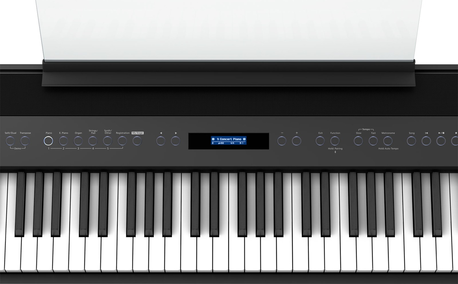 Roland FP-60X Digital Piano - Black w/ Adjustable Stand