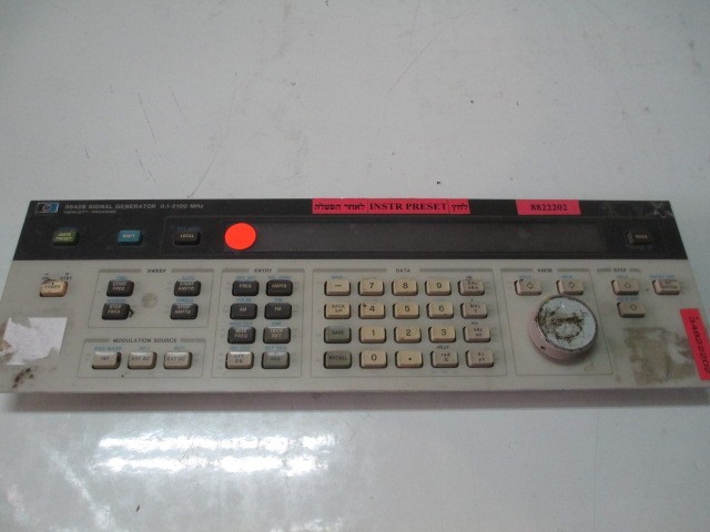 HP AGILENT 8642B Signal Generator 0.1-2100 MHz panel