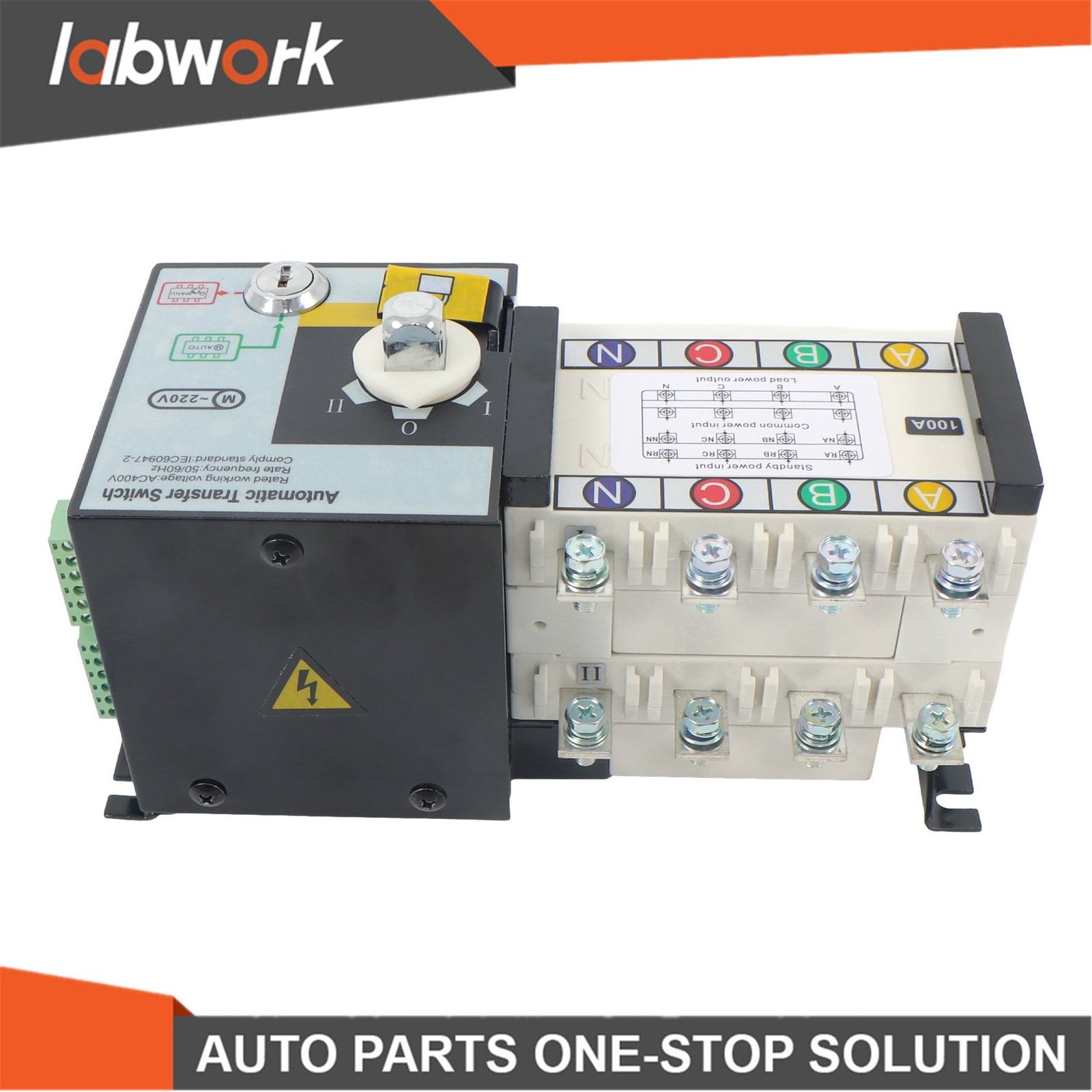 Labwork 100A 4P ATS Generator Automatic Transfer Switch Changeover Switch
