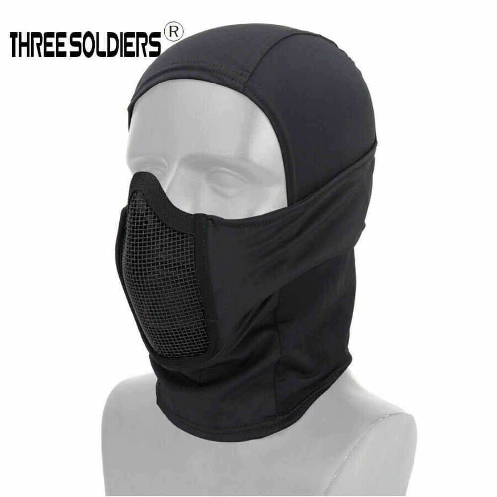 Tactical Balaclava Mesh Ninja Style Face Mask Sun Shield UV Protection Full Hood