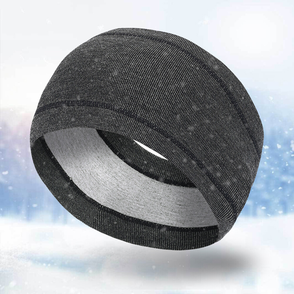 Winter Warm Fleece Headband Fitness Yoga Hair Band Ski Cycling Running Headscarf