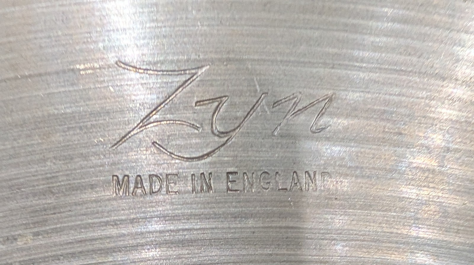 Vintage 14" Pair Zyn Cymbals'