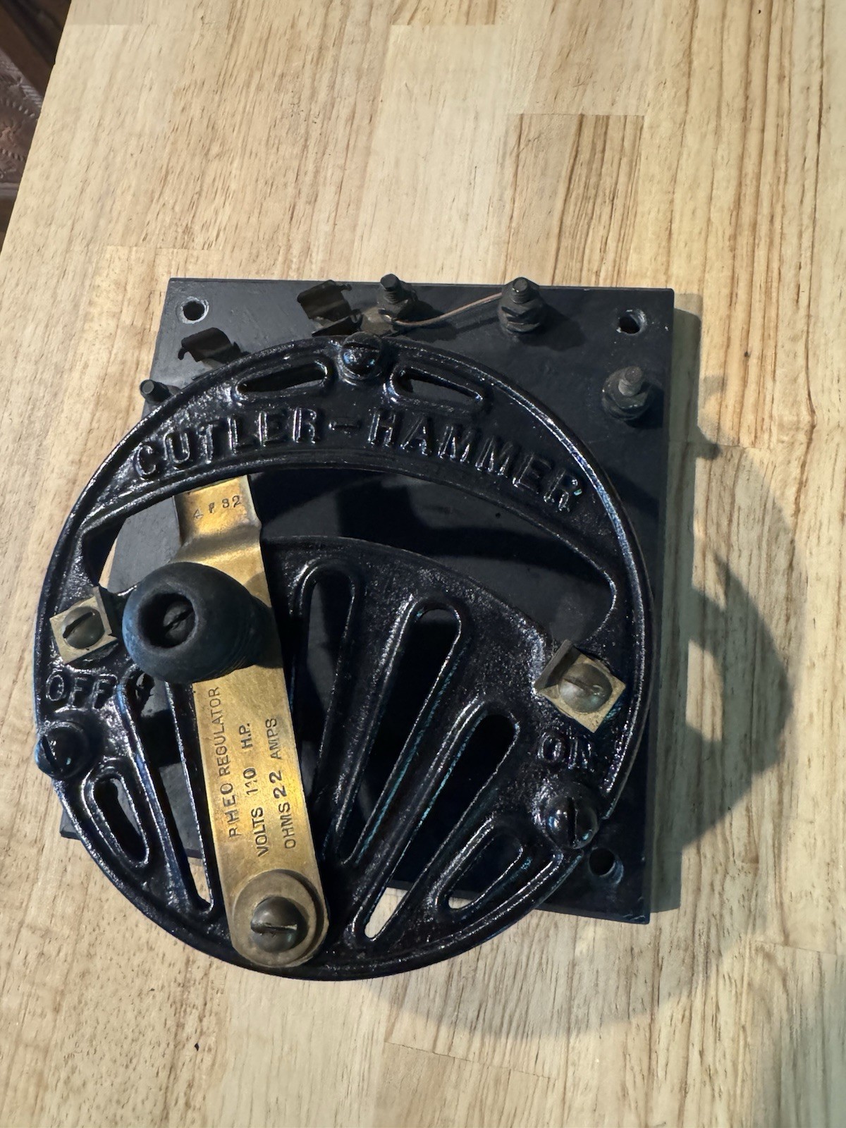 1890’s - Cutler Hammer - Large High Voltage Knife Switch