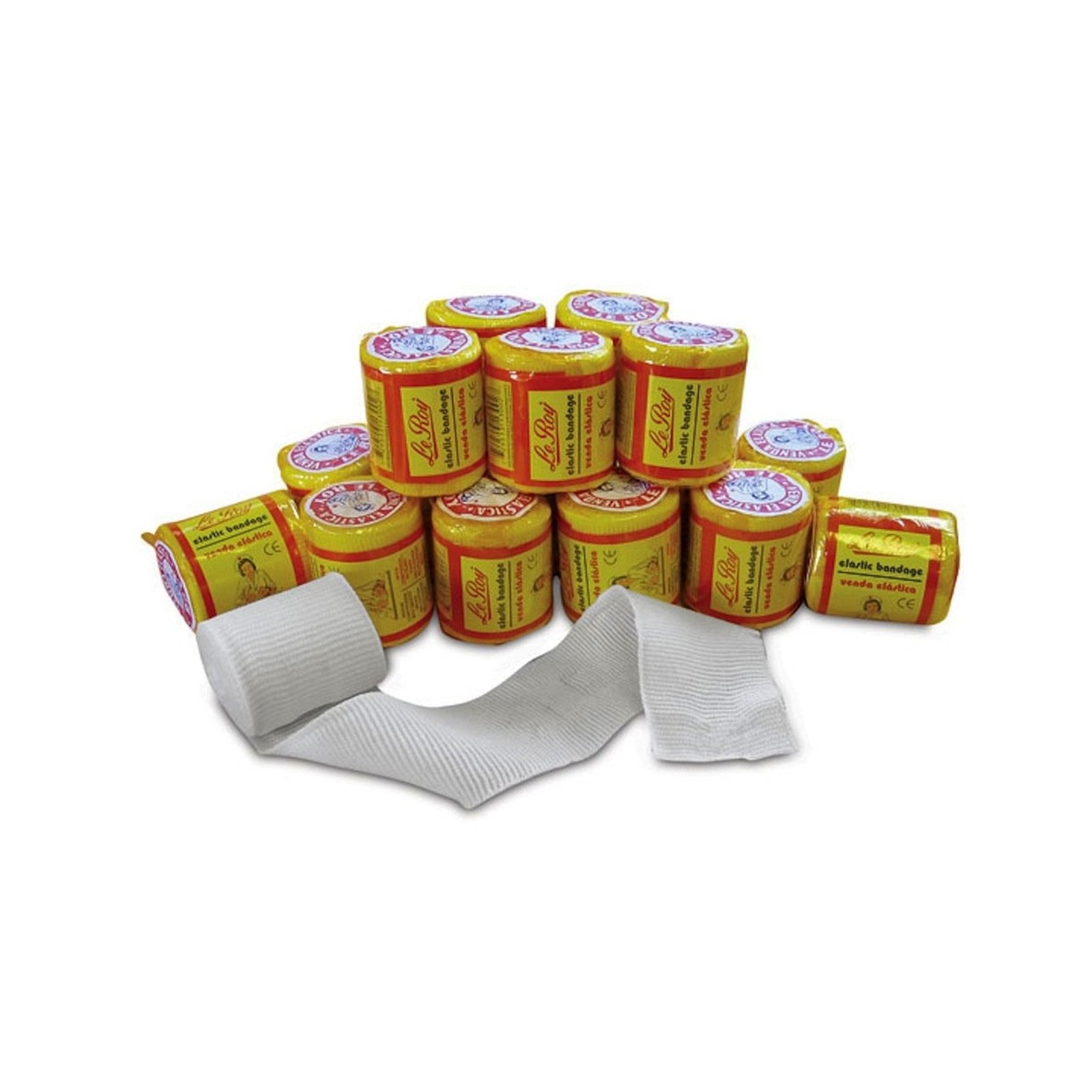 Le Roy Mexican Boxing Hand Wraps, Elastic Bandages, 2 Inch x 5.5 Yards, 16 Pa...