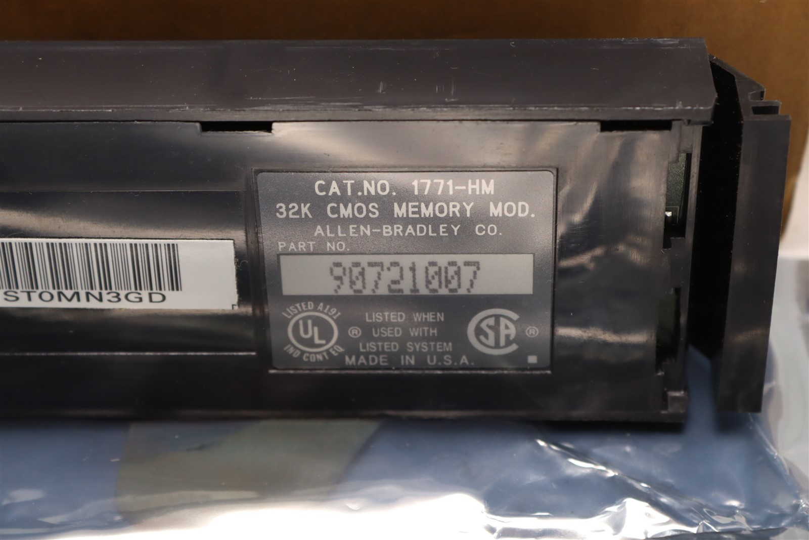 ALLEN BRADLEY MEMORY CARTRIDGE MODULE 1771-HM