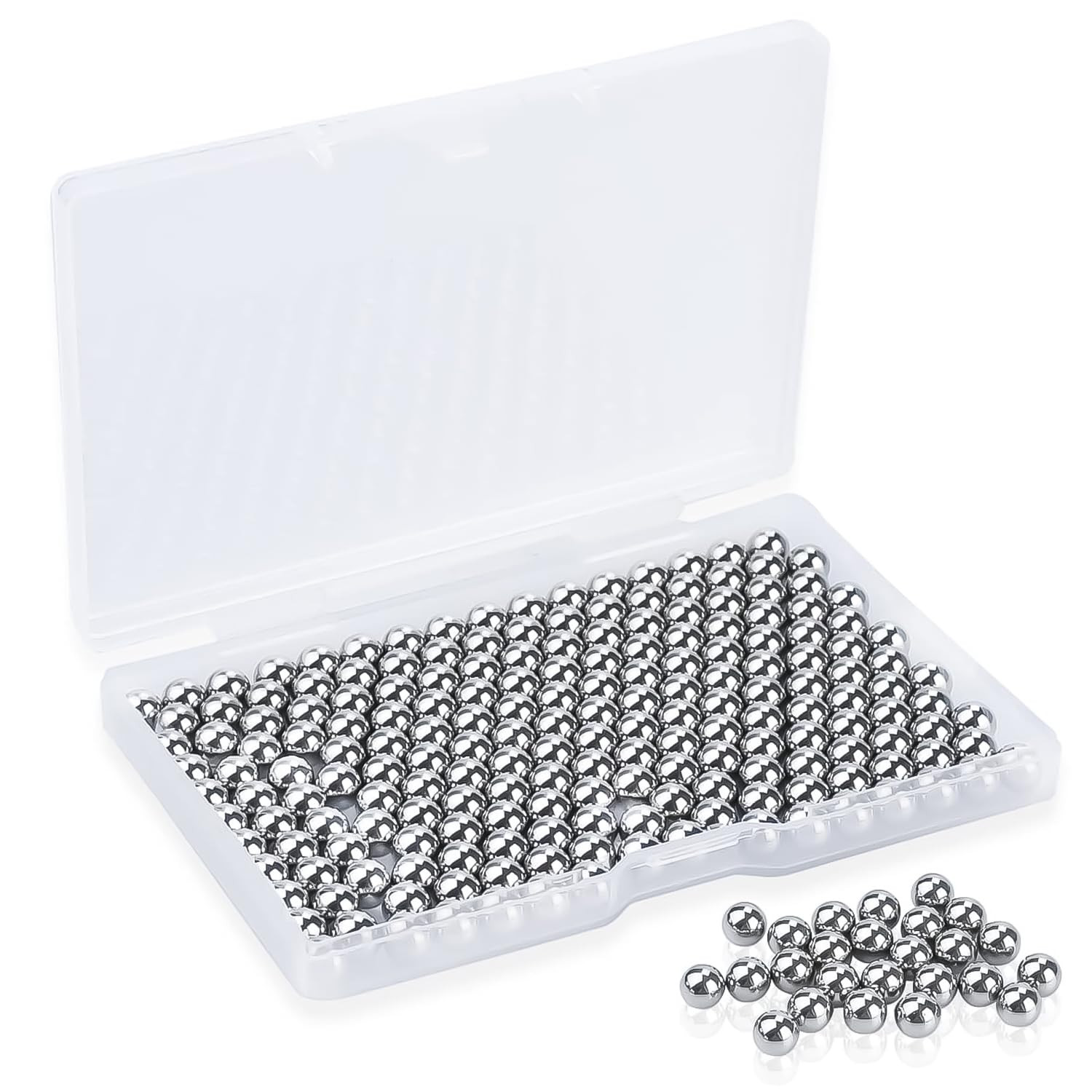 300 Pcs Paint Mixing Balls 0.22 Inch 304 Stainless Steel Agitator Balls for Acry