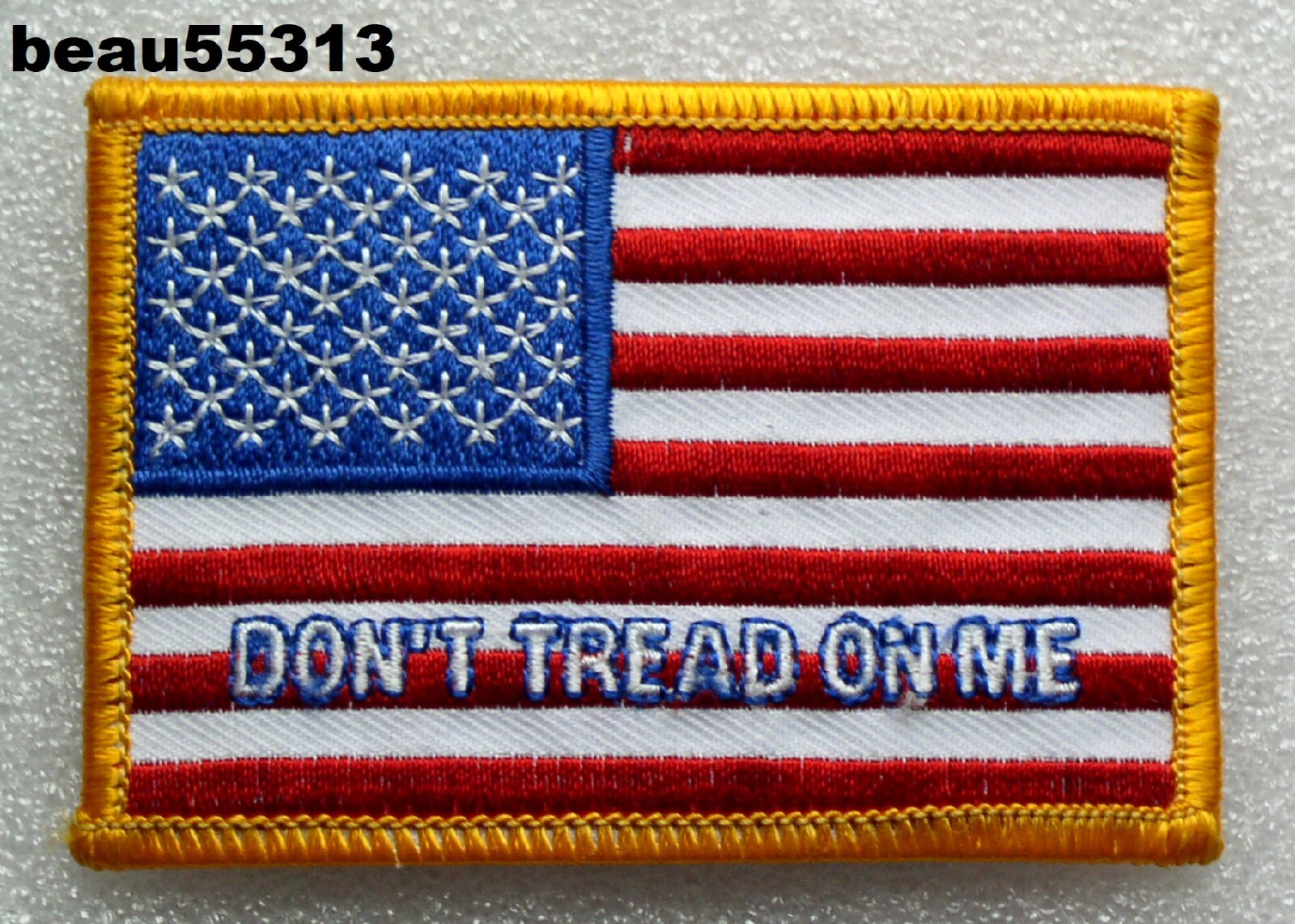 ⭐AMERICAN FLAG USA "DONT TREAD ON ME" GREAT HARLEY INDIAN VEST JACKET PATCH
