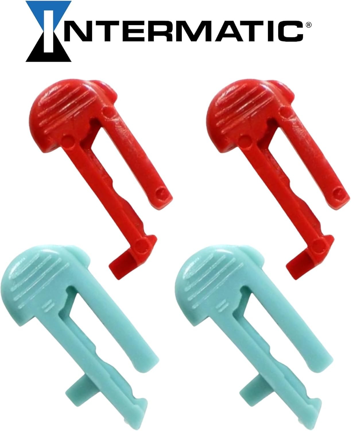 Intermatic-Compatible Timer Switch Trippers - 2 Red & 2 Green for Easy Setup