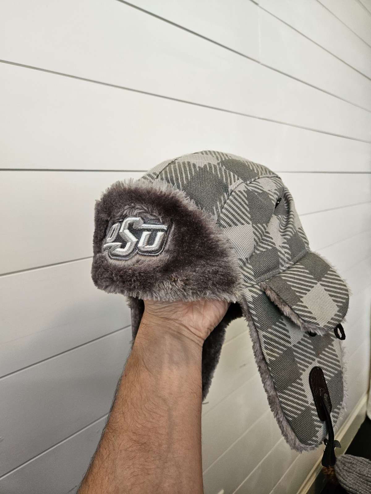 OSU Plaid Trapper Hat