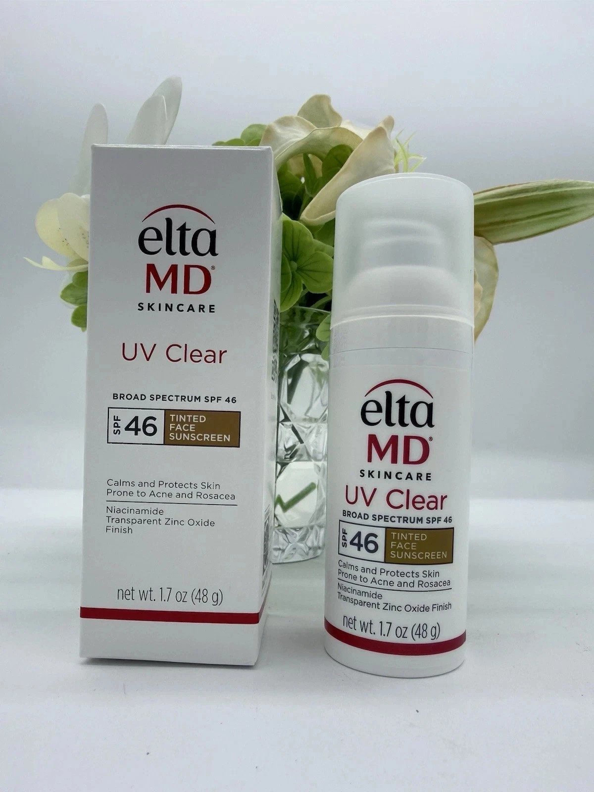 Elta MD UV Clear TINTED Face Sunscreen SPF 46 | Oil-free  1.7oz New in Box