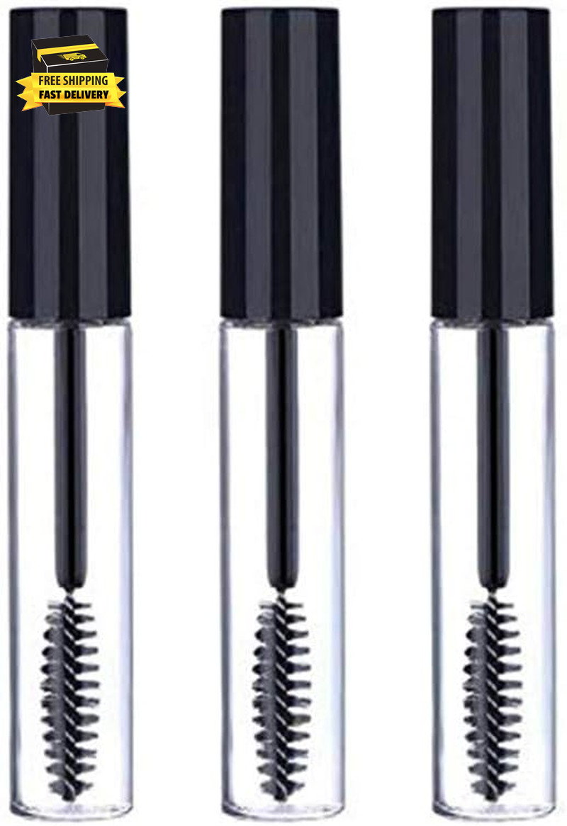 3Pcs 10Ml Empty Mascara Tube Wand Eyelash Cream Container Bottle ⭐️⭐️⭐️⭐️⭐️