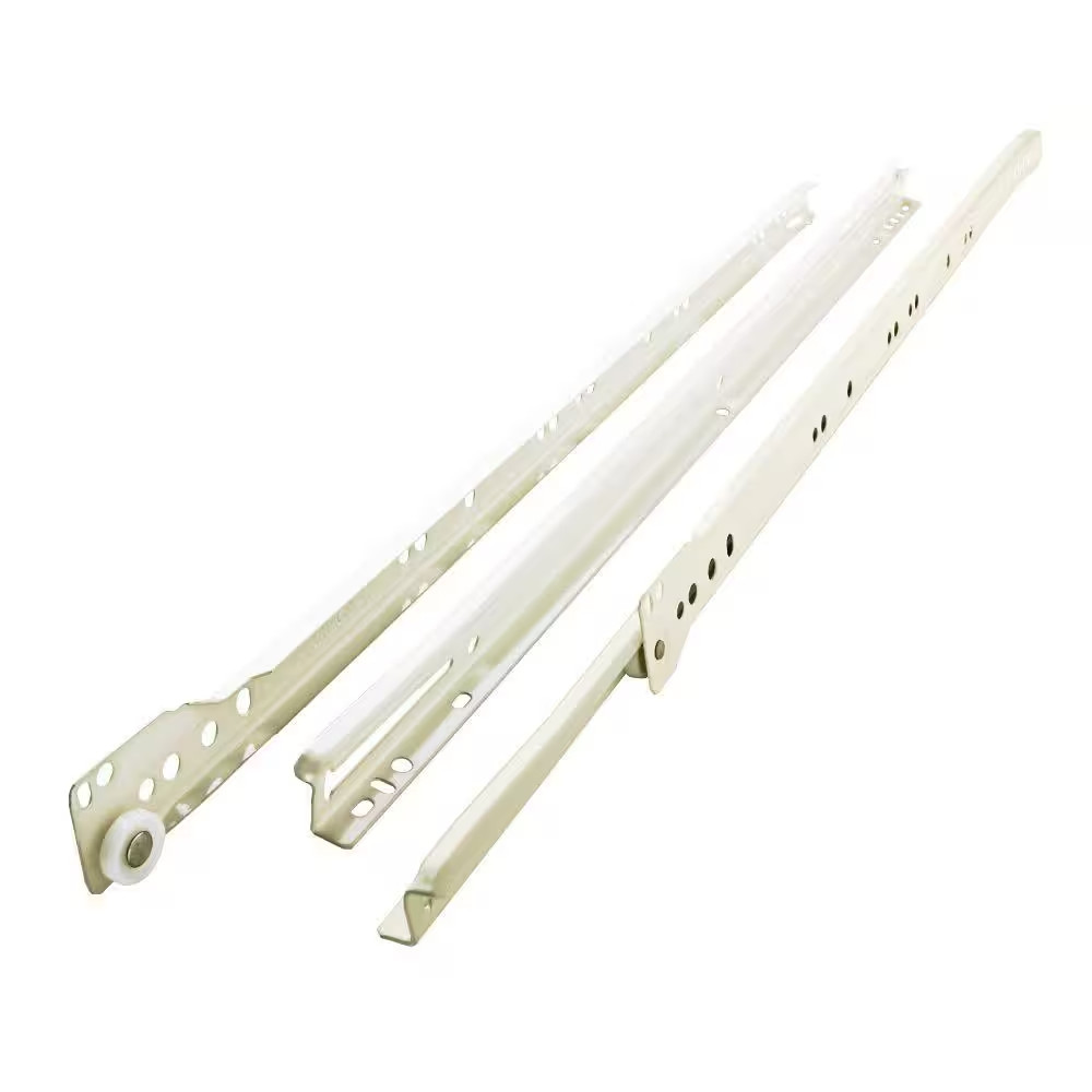 1 Pair 16 In. Self-Closing Bottom Mount Drawer Slide 1-Pair (2 Pieces)