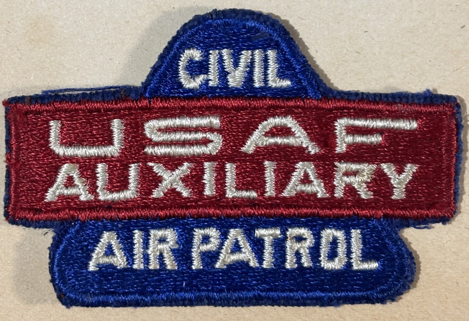 G W Lawrence Collection WW 2 Civil Air Patrol USAF Auxiliary Patch Inv 41-16