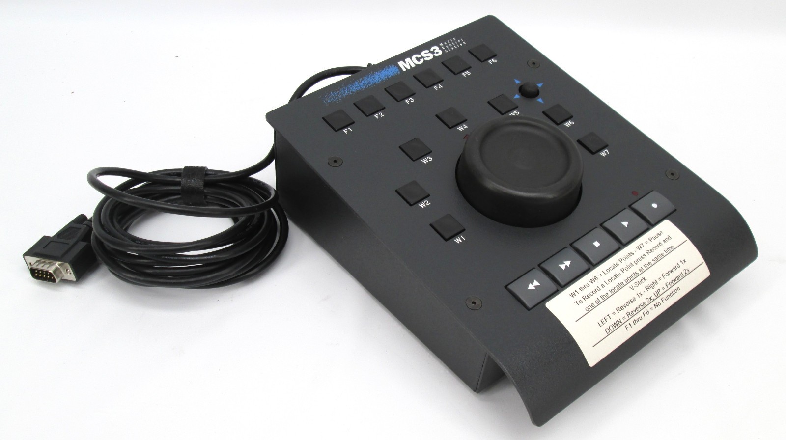 JL Cooper MCS3 Media Control Station Compact Jog/Shuttle Controller