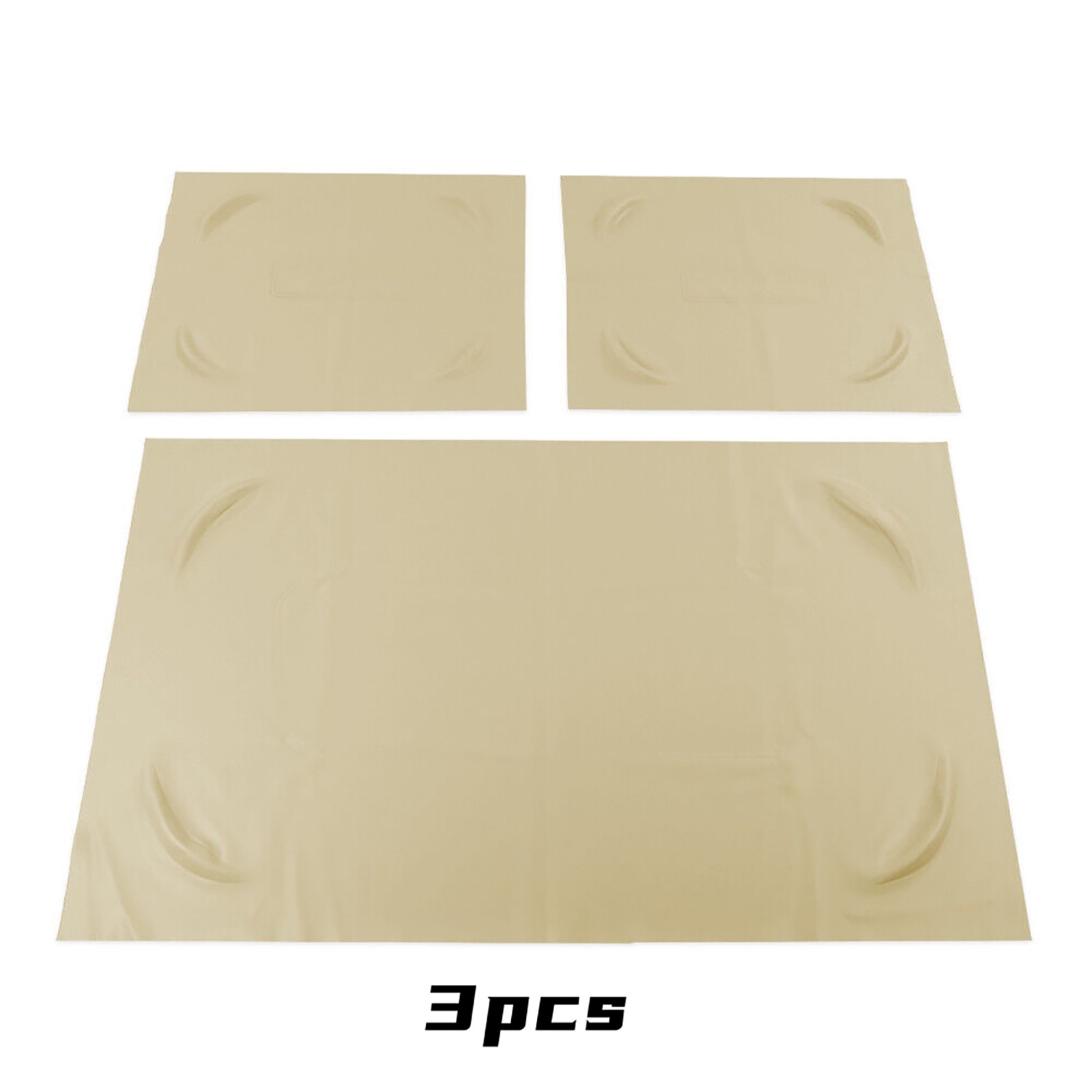 For Club Car DS 1982-2000.5 Golf Carts Brown Tan Leather Front Seat Covers