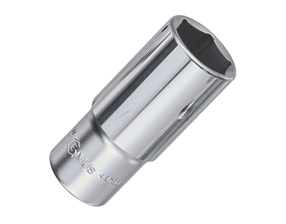 Genius Tools 1/2" Dr. 1-7/16" Deep Hand Socket - 487846