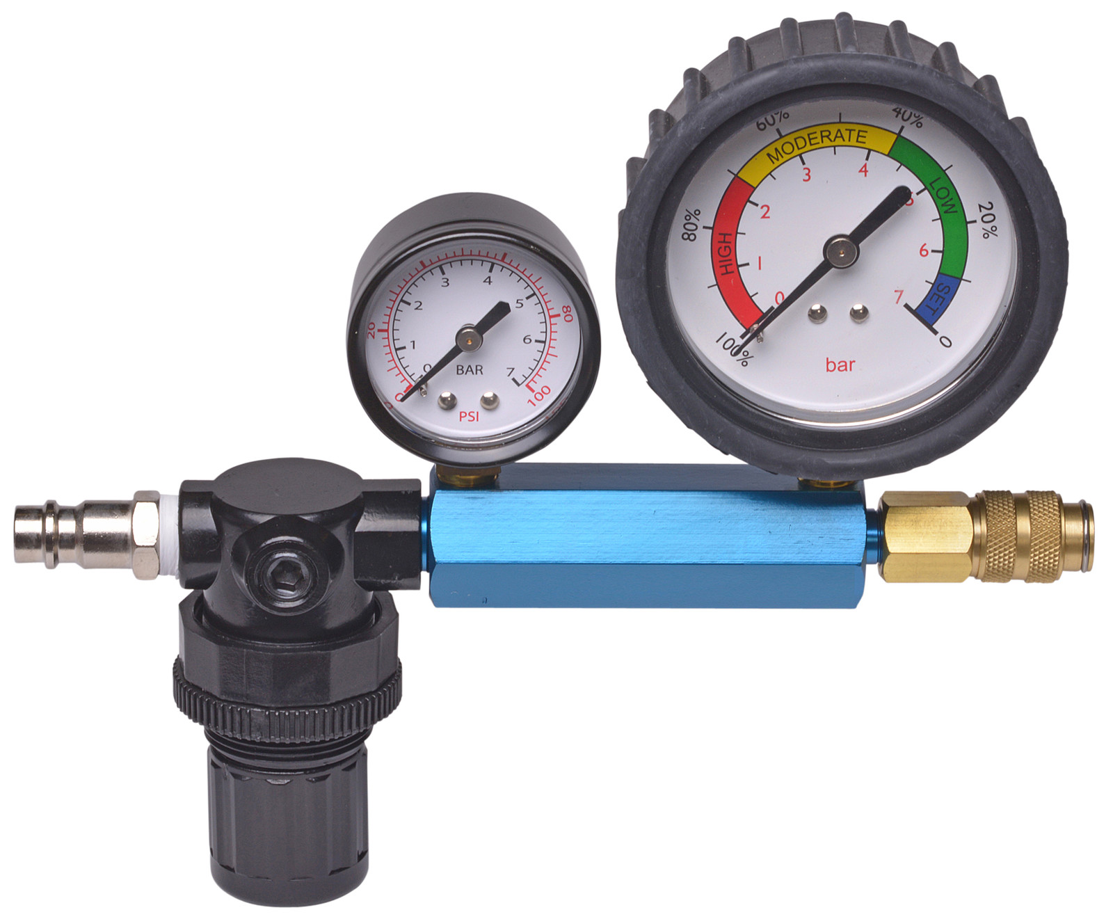 SW Steel 26119L-30 Pressure Loss Tester with Clock Compressed Air Tester Car Truck Vehicle