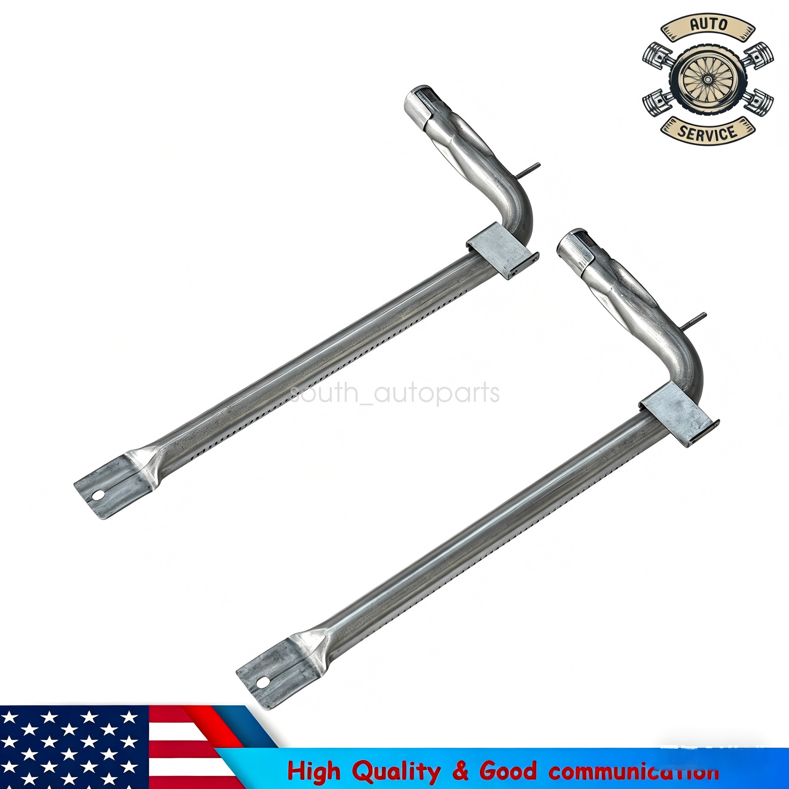 2 PACK PB050012 PB050009 Stainless Steel Oven Burner Tube For VGIC367 VGSC300