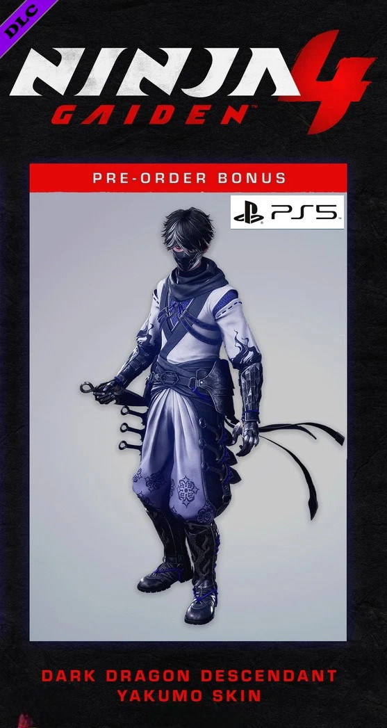 [EUROPE ONLY] Ninja Gaiden 4 Pre-Order Bonus DLC key for PlayStation 5 PS5