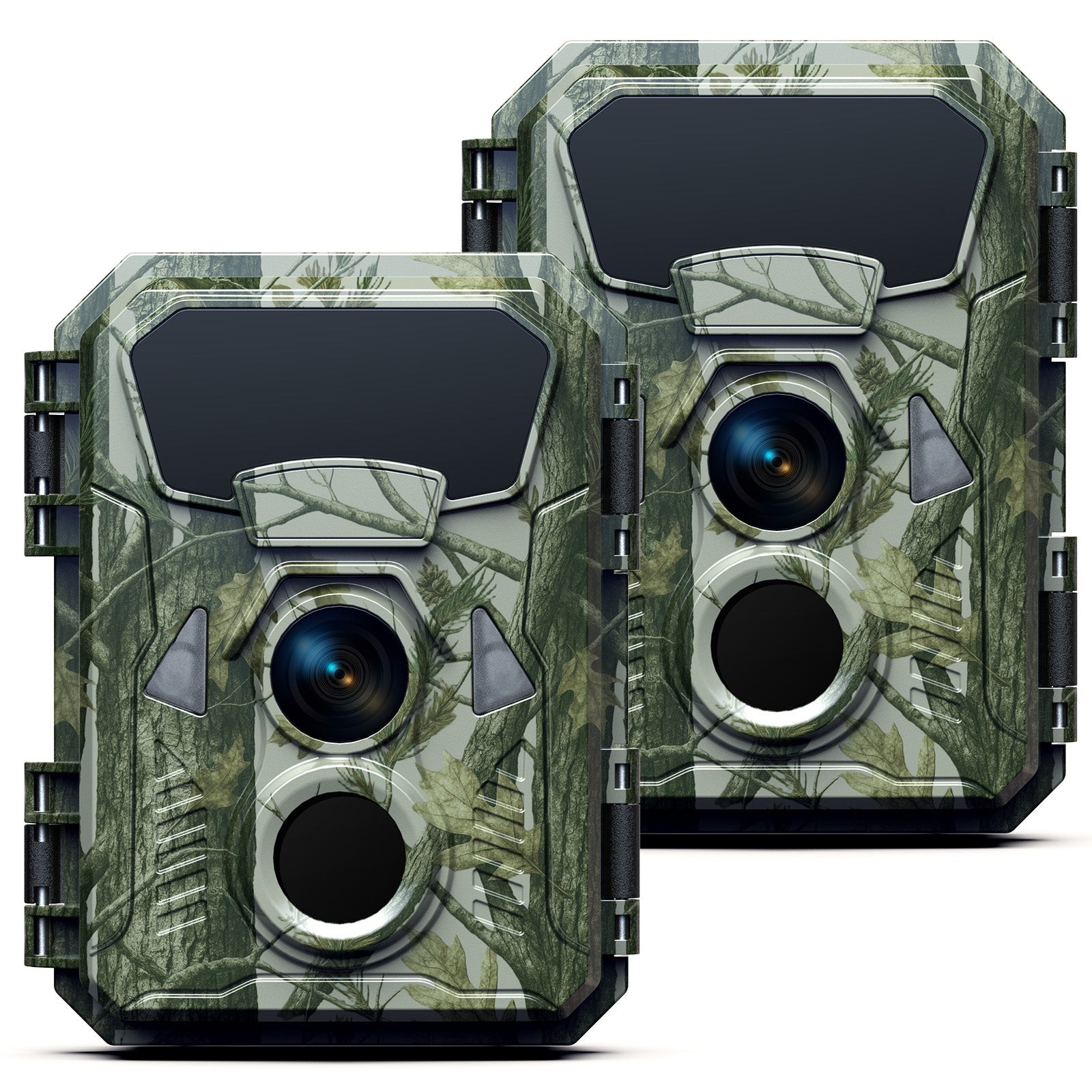 2 Pack Campark Mini 4K 48MP Game Trail Deer Camera Wildlife Hunting Game Cam