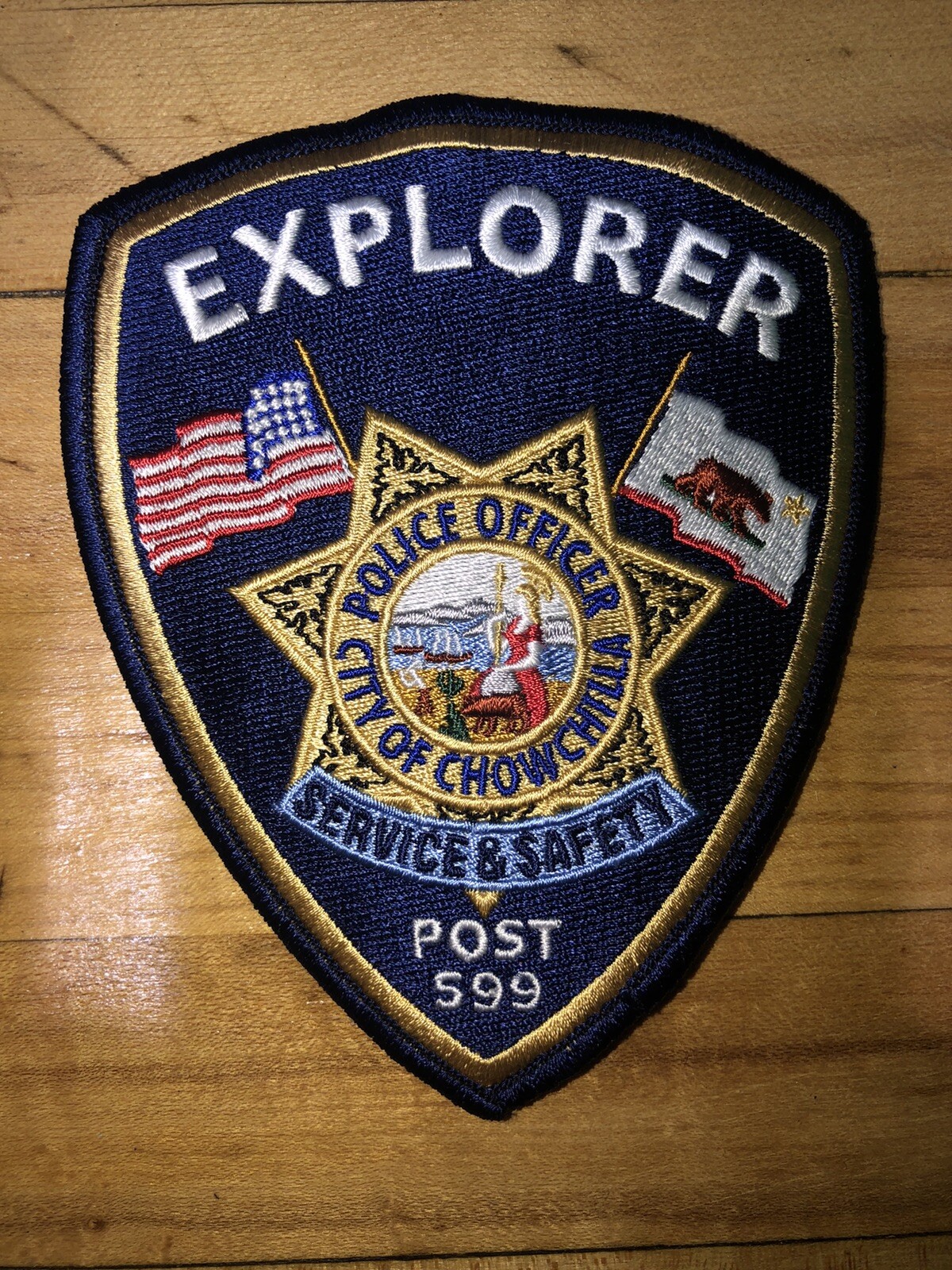 City Of Chowchilla California Police Department Explorer  Patch