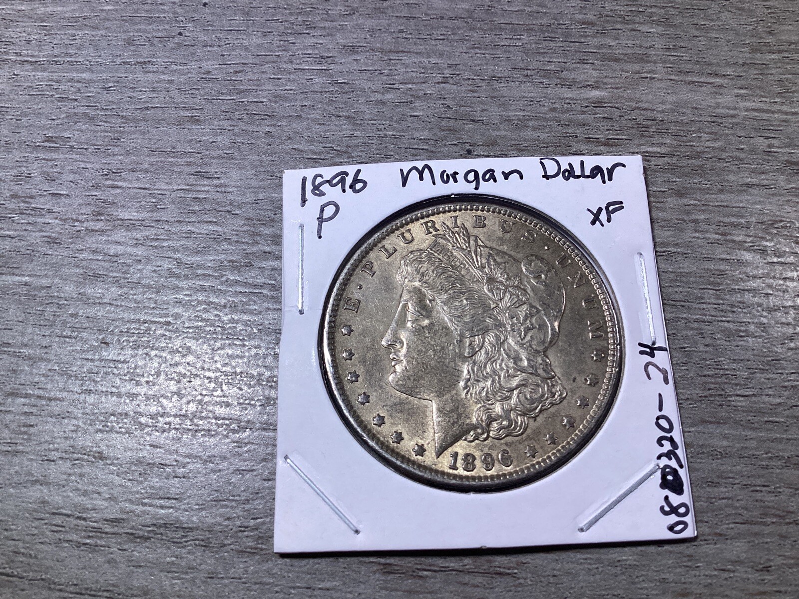1896 Morgan Silver Dollar from Philadelphia Mint in AU Condition 080320 24ad
