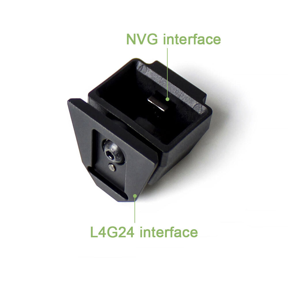 NVG Interface Shoe Adapter For PVS14 & L4G24 Night Vision Bridge Dovetail Mount