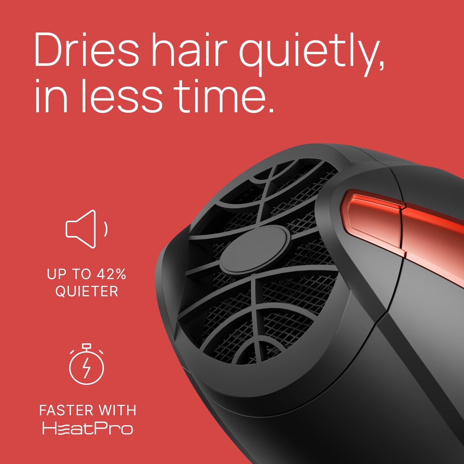 TREZORO Professional 2000W Ionic Hair Dryer with Diffuser for Salon & Home