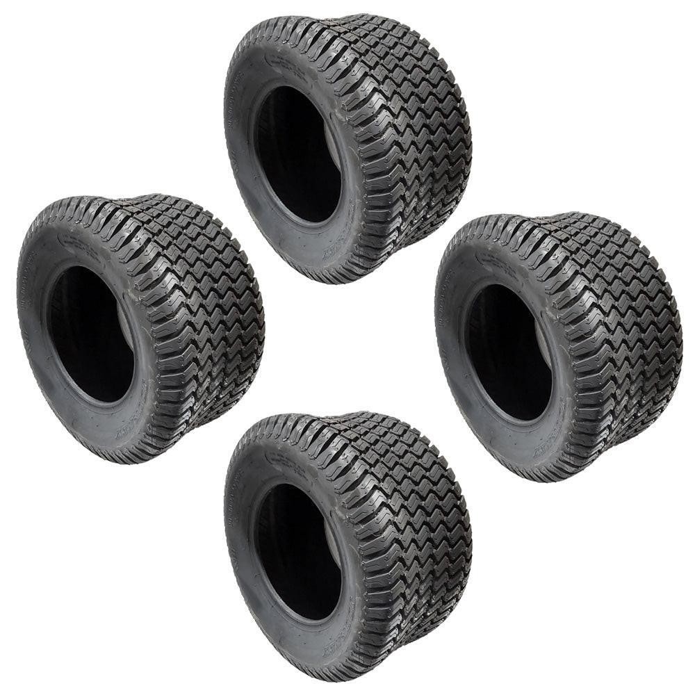 GOLF CART TIRES SET OF 4, 20X10.00-10 TURF / GOLF COURSE TIRE 4 PLY
