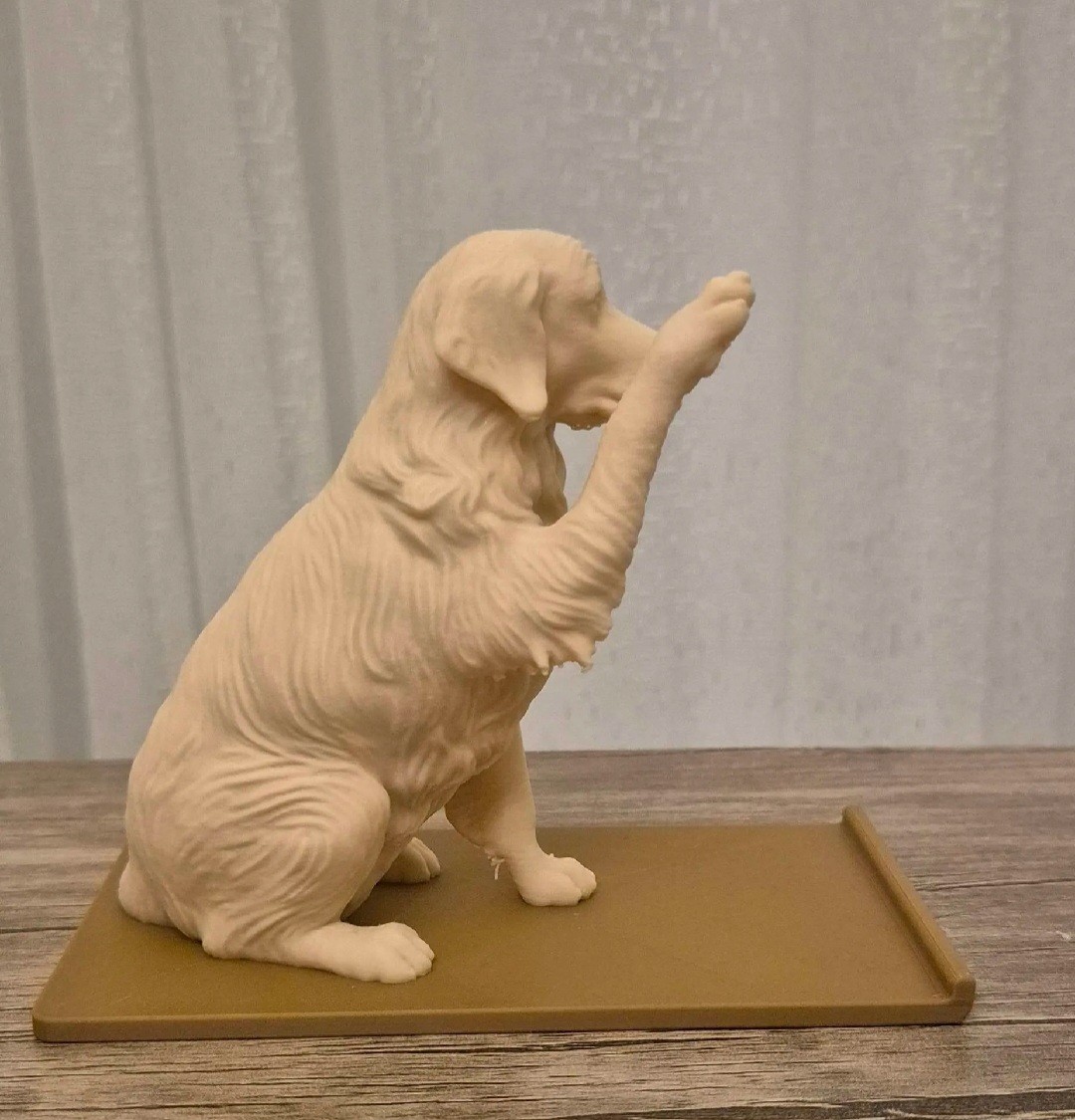 Golden Retriever Cellphone/tablet Holder 3D Printed